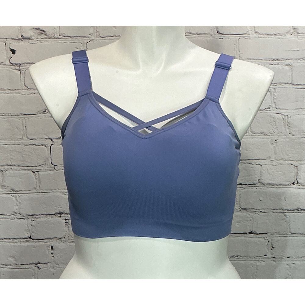 Cacique Women’s Blue Seamless Strappy Bralette (Size 18/20)